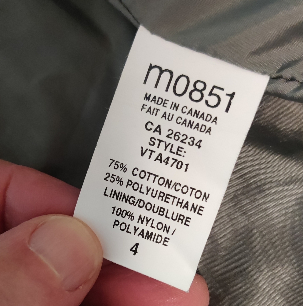 M0851 Women's Waxed Lined Rain Jacket - Picture 3 of 10